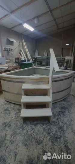 Купель угловая 180х180х100