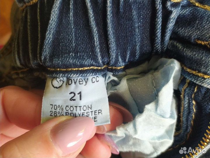 Джинсы для девочки 110