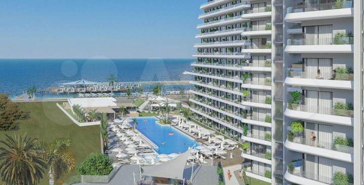 Квартира-студия, 34 м² (Кипр)