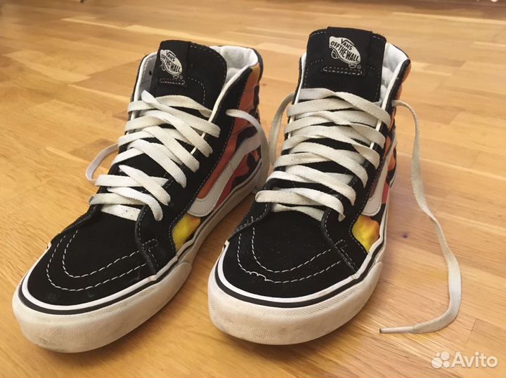 Vans sk8 hi flame