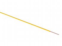 Провод пгва 1 х 0.75мм², 100м, желтый rexant (Цена