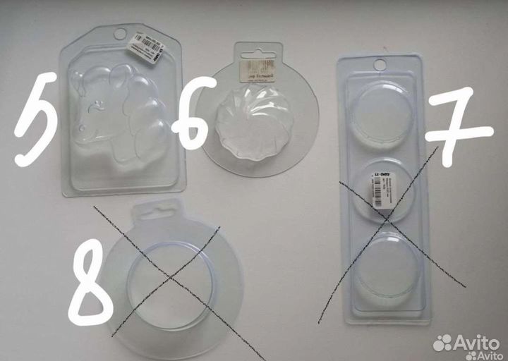 Формы для мыловарения и бомбочек