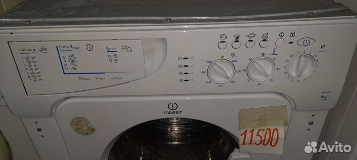 Встраиваемая стиральная машина indesit