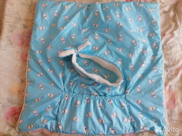 Конверт зимний на выписку