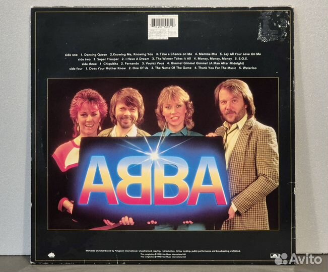 Abba – Gold (Greatest Hits), винил, 2LP, 1992