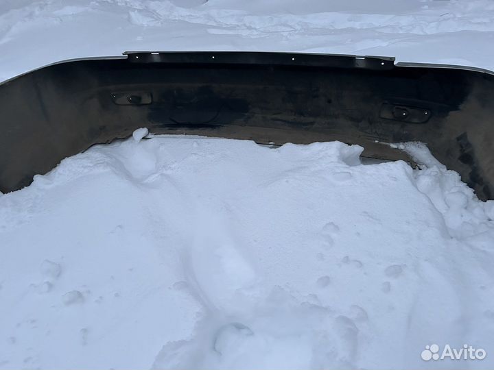 Задний бампер на priora седан+ усилитель