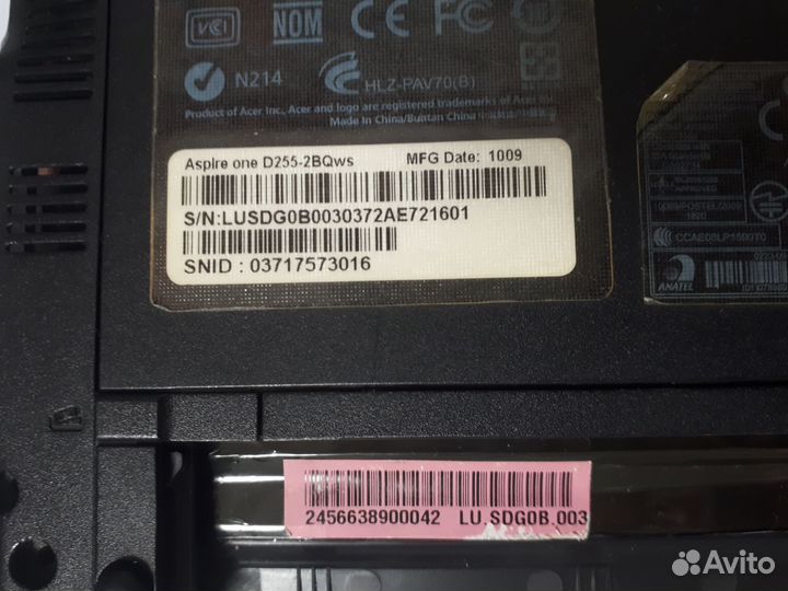 Корпус Acer Aspire one d255