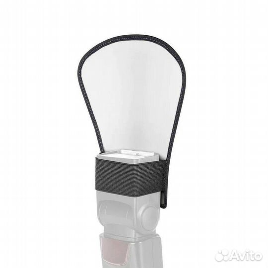 Отражатель для вспышки на 2x стороны (белый,серебр