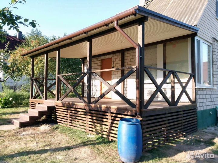 Террасы Веранды Пристройки под ключ / бригада