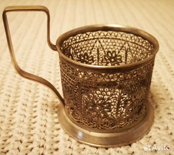 Подстаканник СССР. 40-50-е. Скань
