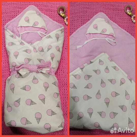 Конверт одеяло на выписку