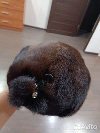 Шапка норковая женская