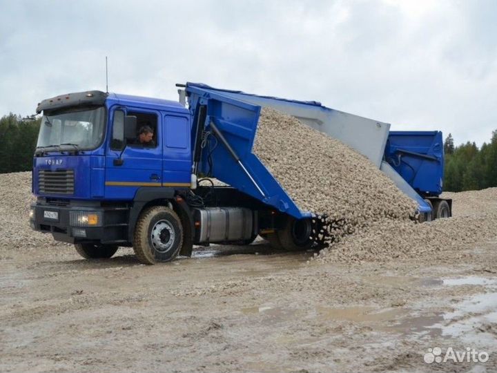 Щебень \ Земля мраморный разной фракции от 3кубов