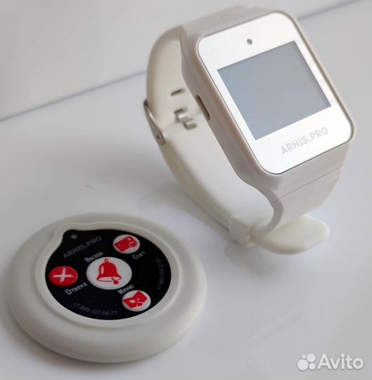 Беспроводная система/кнопка вызова персонала часы