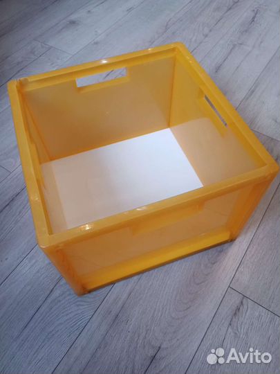 Икеа Складной ящик для игрушек с крышкой