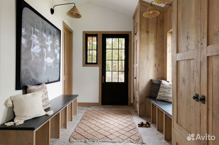 Шкаф в прихожую двухстворчатый распашной