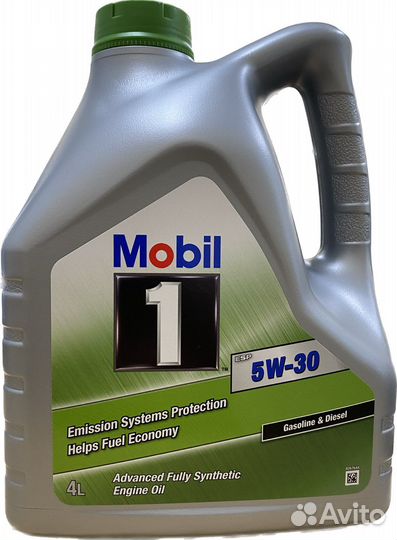 Моторное масло Mobil 1 esp 5W-30 - 4L (Fin)