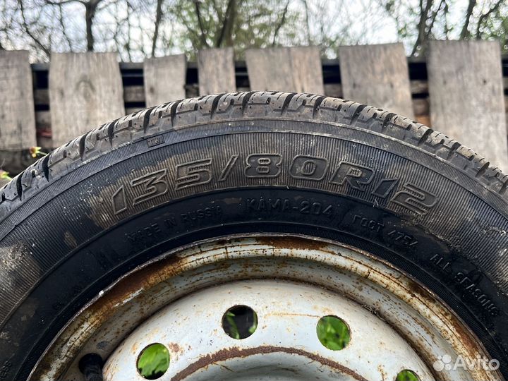 Колесо летнее на ваз-1111 Ока 135/80R12