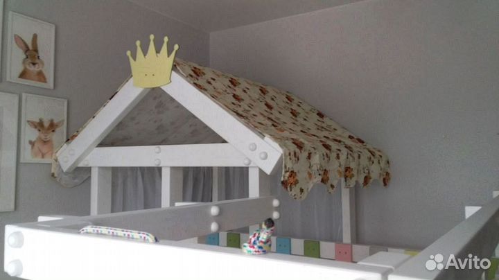 Игровой комплекс домик горка в квартиру доставка