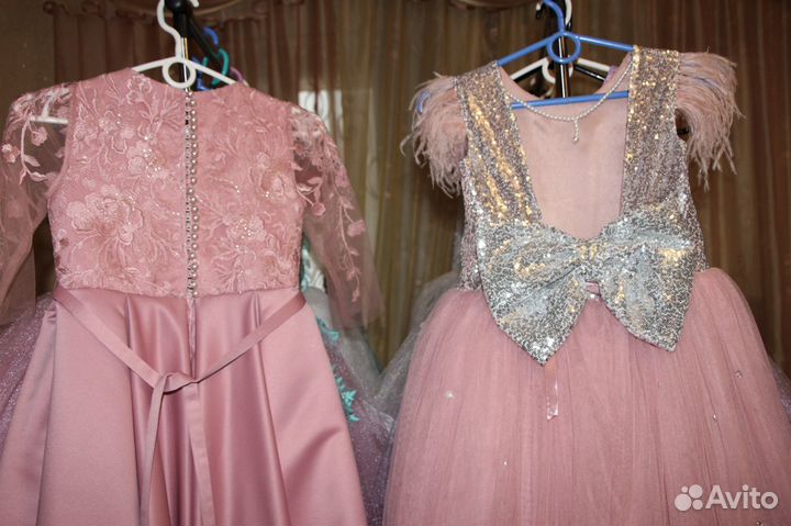 Нарядные платья для девочек в наличии