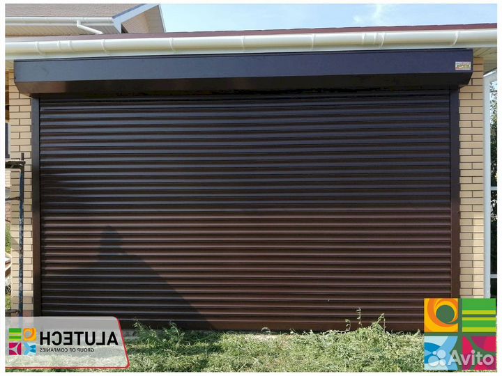 Ворота алютех роллетные