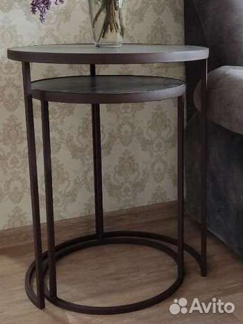 Стол в стиле лофт. Журнальный столик