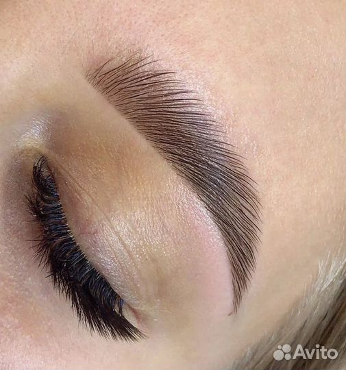 Ламинирование ресниц бровей