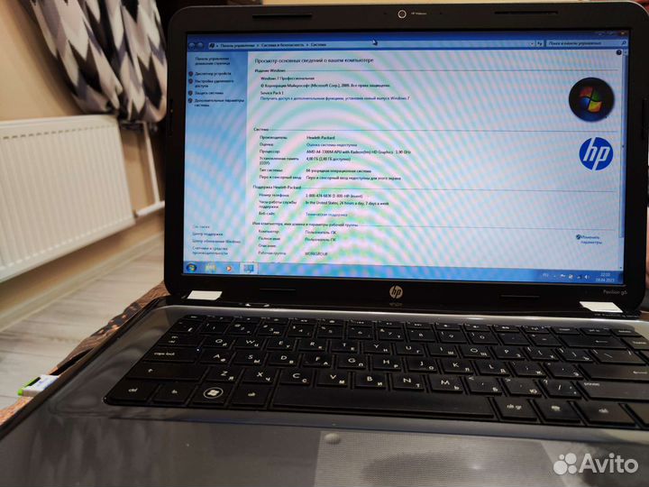 Ноутбук HP pavilion g6