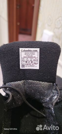 Кроссовки мужские columbia waterproof termo
