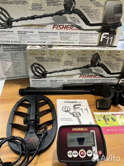 Металлоискатель Fisher F11 (США), лопата