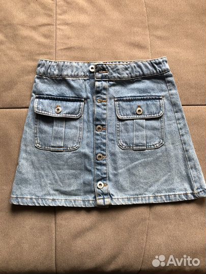 Джинсовая юбка zara
