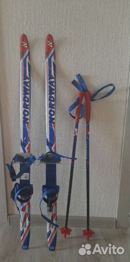 Лыжи детские nordway 100 см