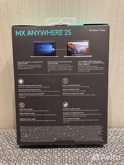 Мышь Logitech MX Anywhere 2S, оптическая, беспрово