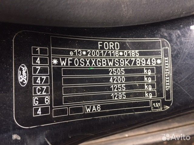 Разбор на запчасти Ford S-Max