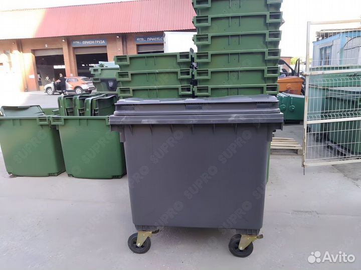 Пластиковый контейнер 1100л Ш2802