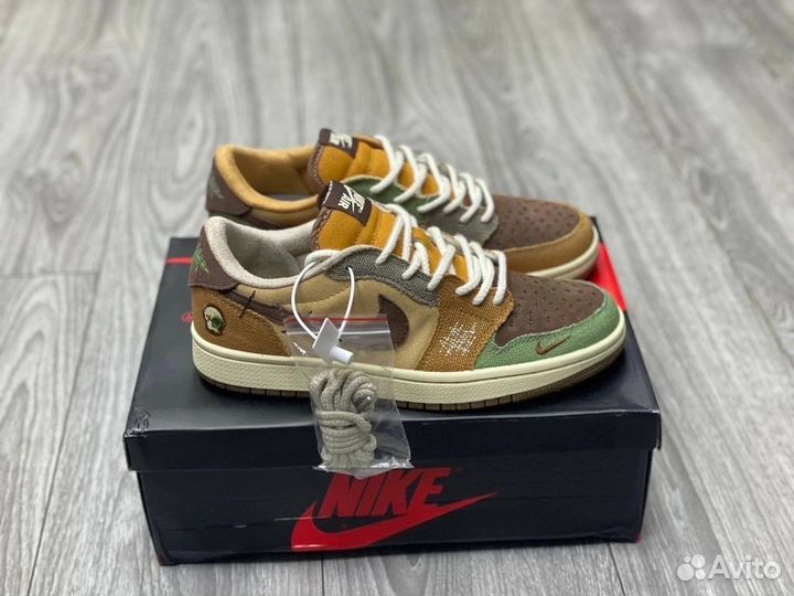 Кроссовки Nike Air Jordan 1 low Voodoo Luxe