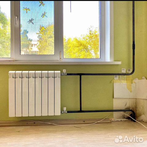 Замена радиаторов отопления/Газосващик