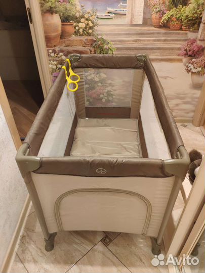 Детская кровать манеж с матрасом