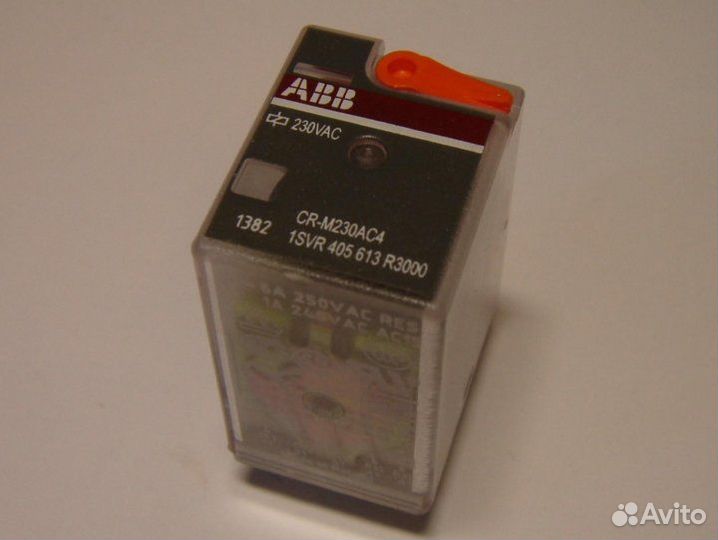 Реле CR-M230AC4 230B AC 4пк 6A ABB