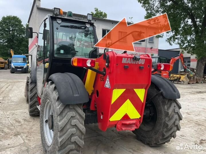 Стекло заднее для manitou MT 735