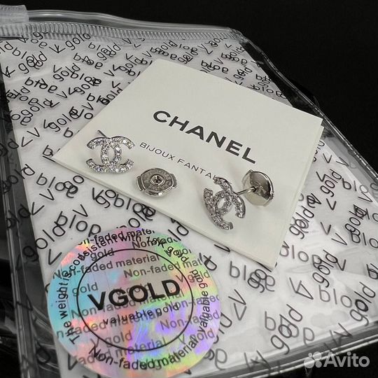 Серьги Chanel