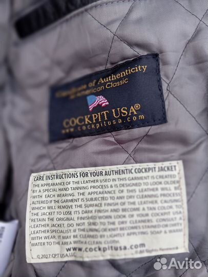 Куртка пилот Cockpit USA G-1 Flight jacket