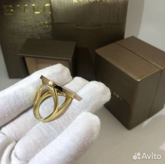 Золотое кольцо Bvlgari 12.5 гр