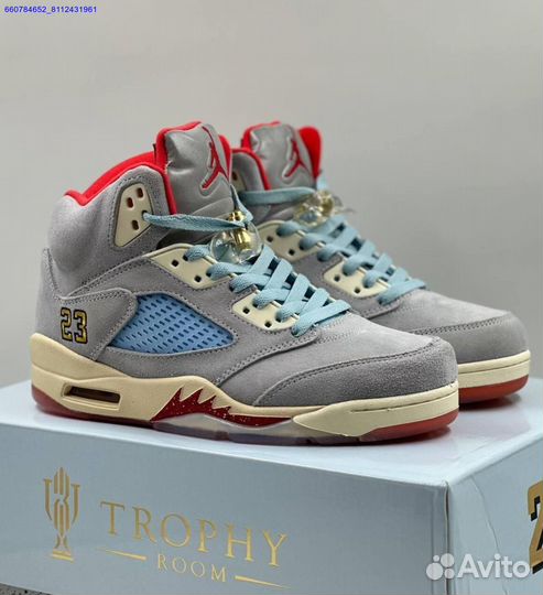 Кроссовки Trophy Room x Air Jordan 5 (Арт.30869)