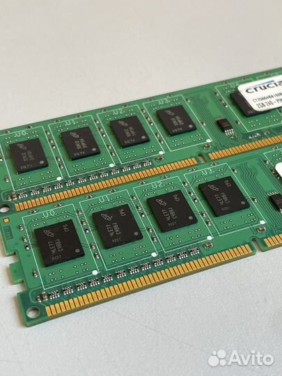 Оперативная память Crucial 2 гб DDR3 CT25664BA160B