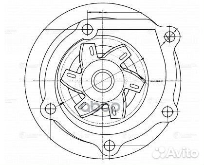 Насос водяной Toyota Corolla (91) /Carina