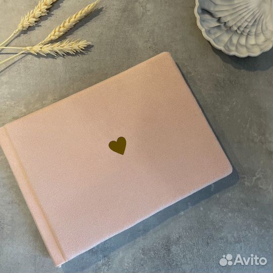 Фотоальбом из замши ручной работы