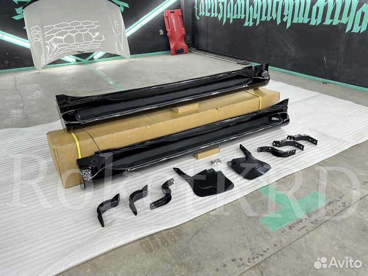 Пороги Toyota Land Cruiser Prado 150 стиль GX