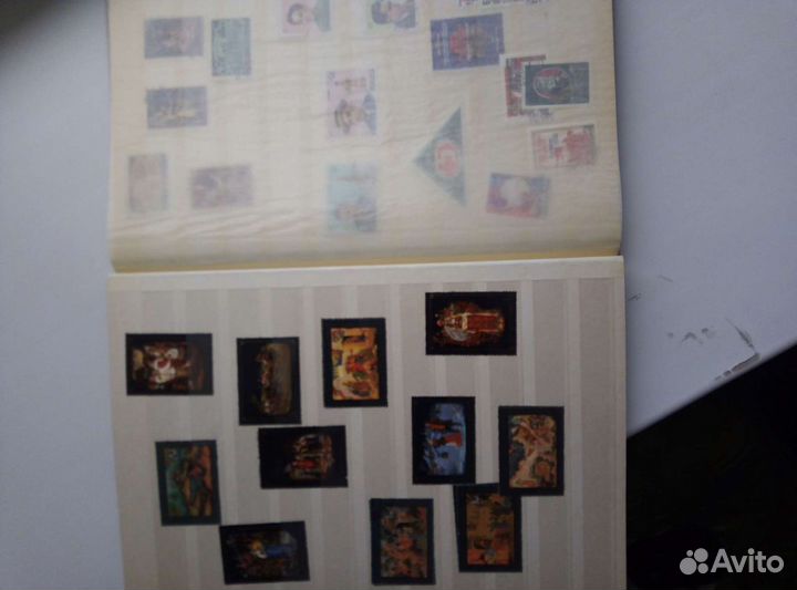 Альбом с марками времен СССР