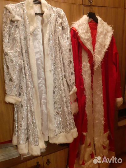 Костюм деда мороза и снегурочки